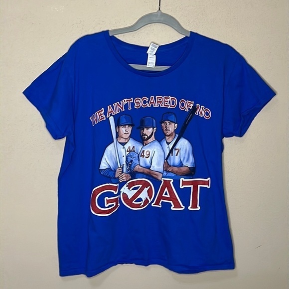 MLB Chicago Cubs 2016 world series “Goat” Tee Shirt - Picture 2 of 9
